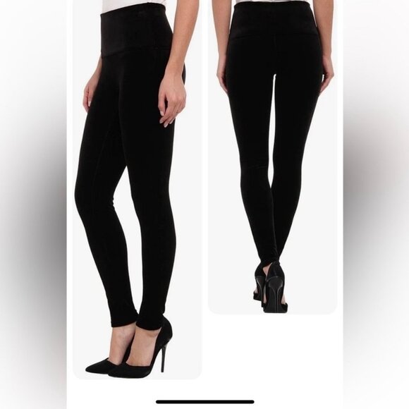 NEW Spanx Velvet Leggings Black Style 2070 Size XL NWT - Picture 7 of 10
